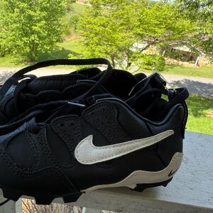 Nike Black and White Sneakers with Chunky Silhouette